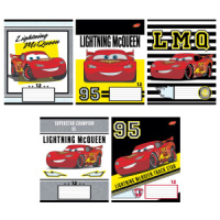 Тетрадь А5 12л  кл. крупн. Полиграф-Принт "Cars" УФ-лак, белизна 98%