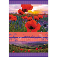 Тетрадь А4  96л кл. скрепка "Summer Days" выб.лак
