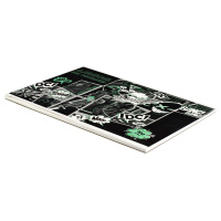 Альбом А4 40л клеевой кор. "Бунтарский дух" 100гр/м2, сплошной УФ-лак