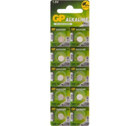 Батарейка-таблетка G-3 (LR41) GP Alkaline, блистер, цена за 1 шт