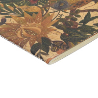 Записная книжка А5  40л. картон, мягк.пер. "Flora. Tropical flora" кл.