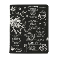 Тетрадь А5 48л кл. Альт "Caffee nero" софт-тач, фольга