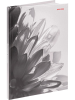 Блокнот А5 7БЦ  80л "Макросъемка" глянц.лам., лен+серебро