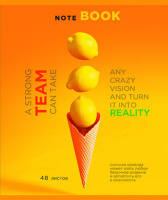 Тетрадь А5 48л кл. ПЗБМ "Не жёлтая пресса" выб.твин УФ лак, конгрев, микс, белизна 100%