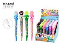 Ручка шар. "Лапки cartoon rotate" синяя, 0,7мм, вращающаяся фигурка