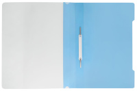 Скоросшив. пласт. прозр. верх.  голубой Pastel , 0.14/0.18