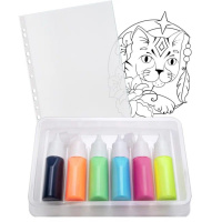 Краска по стеклу «Витражные наклейки. Дикий кот»