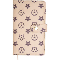 Планинг недат. 100*170мм  80л.,кожзам "Selena" бежевый, 70м/г2, на кнопке