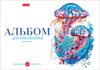 Альбом А4 48л скоба пласт.обл. "Ассорти. Выпуск №1"пл. 100 гр/м
