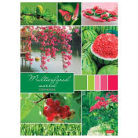 Тетрадь А4  96л кл. скрепка "Разноцветный мир"