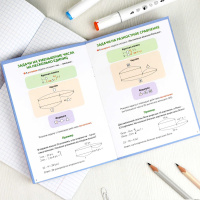 Книга "Шпаргалки школьника. Решаю задачи" А5 16стр.