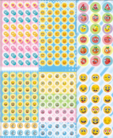 Альбом наклеек А6 6 стр., "Смайлы" Альбом наклеек А6 6 стр., "Смайлы"