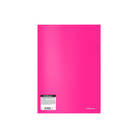 Папка уголок А4 Glossy Neon, полупрозр., ассорти