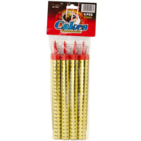 Свечи для торта - Фонтан, 17,5см  60сек. 4шт