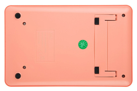 Калькулятор  12 разр. Deli Touch настольный, красный