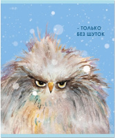Тетрадь А5 48л кл. Полином "Птицы" УФ-лак, 4 дизайна