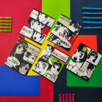 Тетрадь А5 48л кл. Альт "Manga anime" мат.лам., белизна 100%
