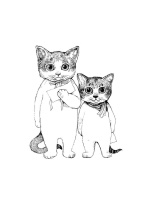 Раскраска "Юко Хигучи приглашает в Мяузей" А4, 96стр.