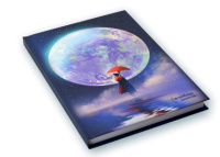 Ежедневник учителя А5 7БЦ, 288стр. "Лунная дорога" УФ-лак