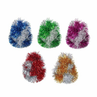 Мишура d=  5см, 2м, ПВХ, 2 цвета, ассорти из 5 цветов