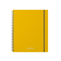 Тетрадь А5  80л кл. гребень Erich Krause "Neon", пластик. обложка, резинка