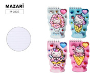 Блокнот с 3D обложкой А6  70л. "Единорог" кл.