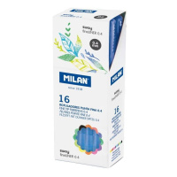 Ручка линер 0,4мм синий, MILAN SWAY