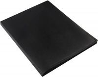 Папка c пружин. скоросш. пластик. 0,5мм, черная