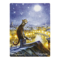 Магнит сувенирный СПБ. "Коты Румянцева": «Звездочёт»