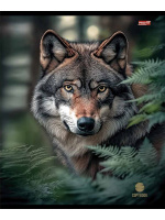 Тетрадь А5 48л кл. Проф-Пресс "Разные хищники" 5диз.в спайке, белизна 100%