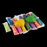 Тесто для лепки 15 цв.*24 гр., в ведре с формочками