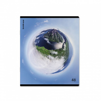 Тетрадь А5 48л кл. Erich Krause "Фишай. Россия" УФ-лак выборочный+ламинация матовая MIX-PACK