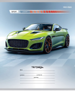 Тетрадь А5 12л косая лин. Проф-Пресс "Разные автомобили - 4" 5диз.в сп.,бел.100%