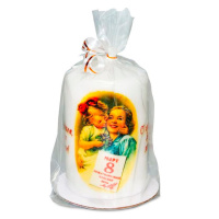 Свеча пеньковая 60*90мм "8 Марта"