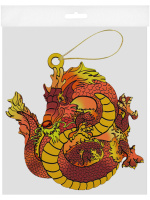 Подвесное украшение  9*11см "Восточный дракон"