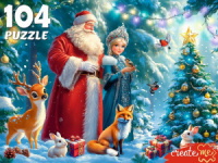 Пазлы  104 элемента "Сказки у Ёлки"