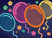 Конверт для подарочного сертификата 10*7см "Шары"