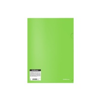 Папка уголок А4 Glossy Neon, полупрозр., ассорти