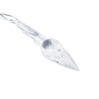 Гирлянда улич. электрическая 4м 20LED светодиодная "Кристалл" прозрач. шнур, 220В, мультицвет