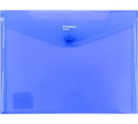 Конверт на кнопке А5 BLAZE синий