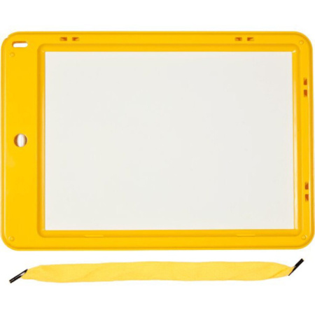 Доска маркерная deVENTE 31*21см двусторонняя, белая +  1 маркер, цвет ассорти