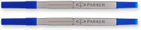 Parker Стержень для роллера Quink RB Z01 синий, 0,7мм, блистер