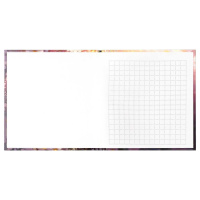 Блокнот 105*105мм 7БЦ  48л "Корги с ромашками" кл., глянц.лам., тисн.фольгой