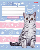 Тетрадь А5 24л лин. Hatber "Ушки на макушке" 5диз.в блоке, белизна 100%