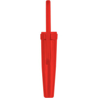 Ручка шар. Attomex, 0,7мм, красная, прозрачный корпус