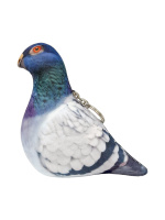 Мягкая игрушка брелок 15см "Голубь"