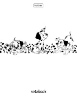 Тетрадь А5 48л кл. Hatber пласт.обл. "Забавные далматинцы" 5 диз.в блоке