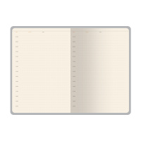 Ежедневник недат. А5 136л., тв.пер., иск.кожа "Bosforo. Зеленый" ляссе