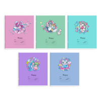 Тетрадь А5 12л лин. Феникс+ "Сказочные герои", выб.УФ-лак, белизна 100%