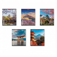 Тетрадь А5  96л кл. Erich Krause "Mysterious Japan" глянцевая ламинация